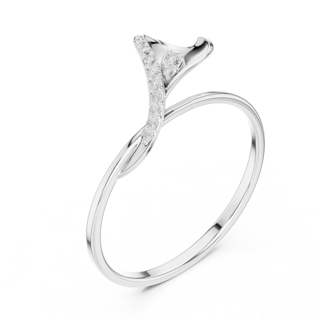 Silva Curve Diamond Ring