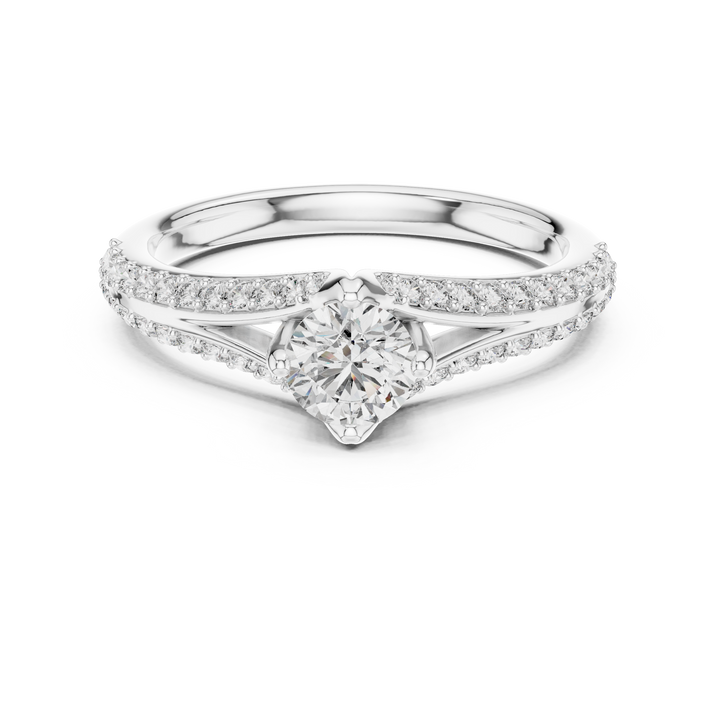 Twist Solitaire Ring