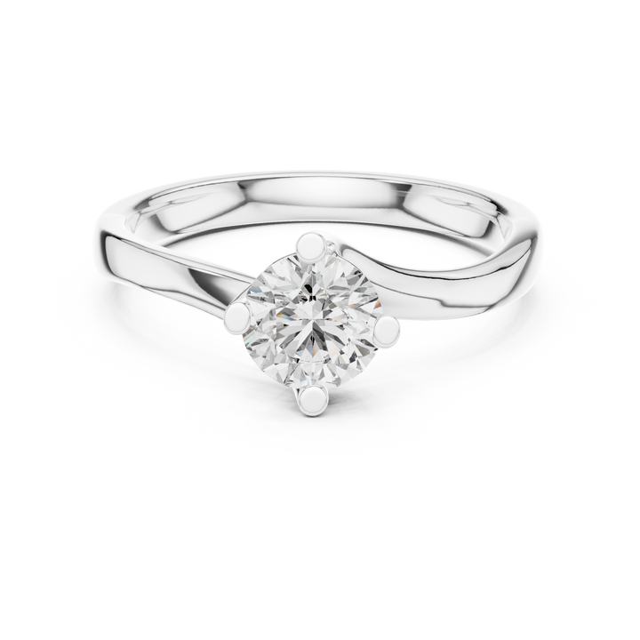 Infinity Solitaire Ring