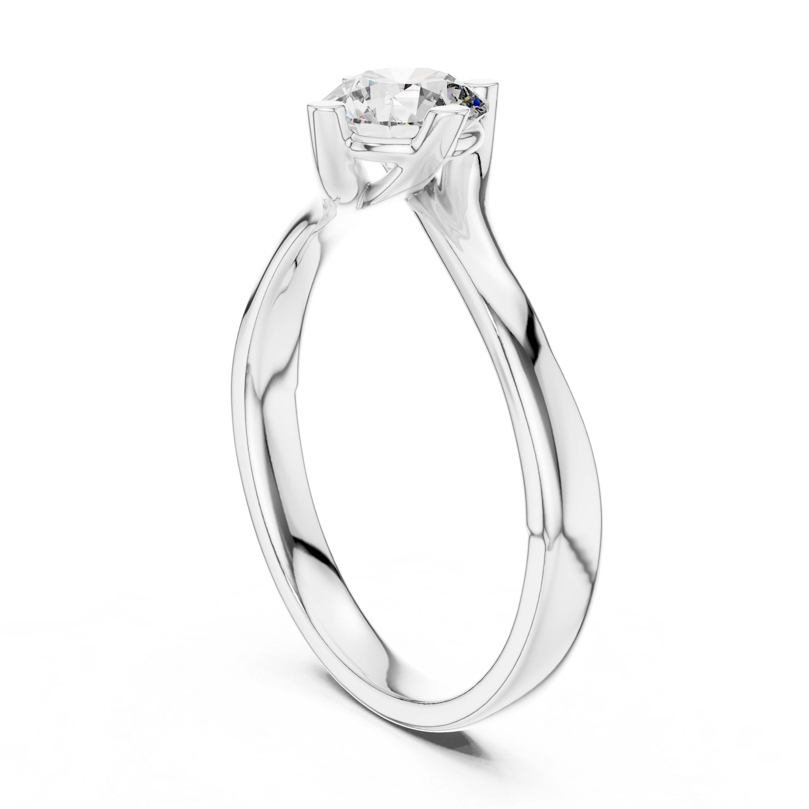 Infinity Solitaire Ring