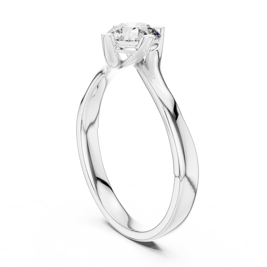Infinity Solitaire Ring