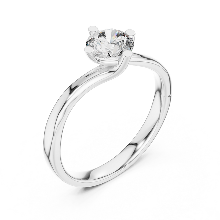Infinity Solitaire Ring