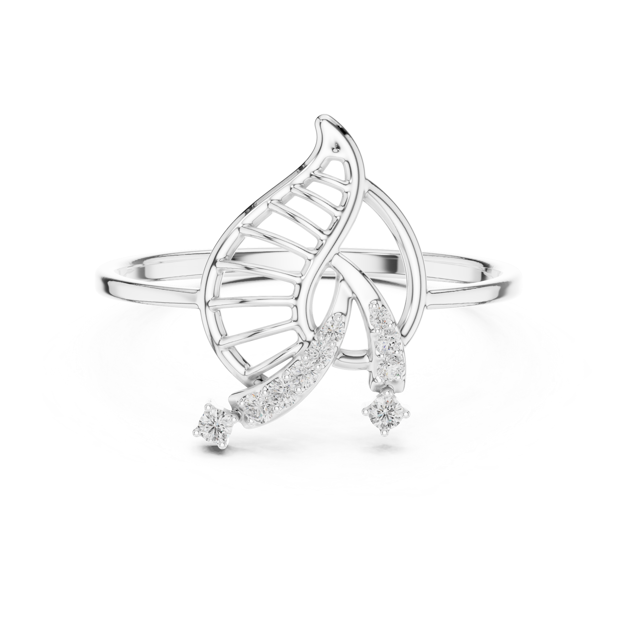 Verdant Grace Diamond Ring