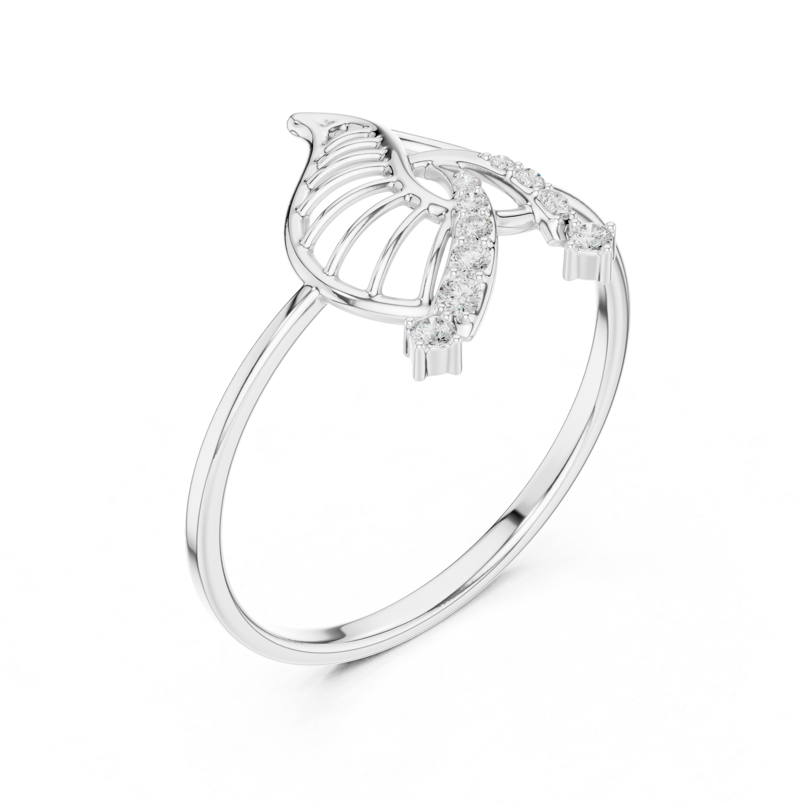 Verdant Grace Diamond Ring